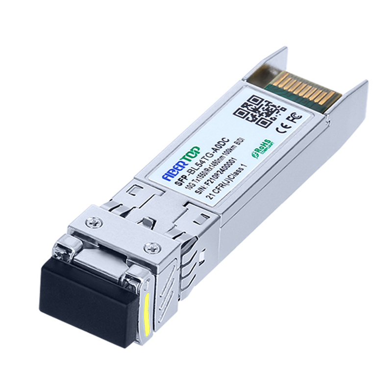 Juniper®EX-SFP-10GE-BX54-100  Compatible 10G BIDI 100km SFP+ Transceiver SMF 1550nm Tx/1490nm Rx Single LC DOM