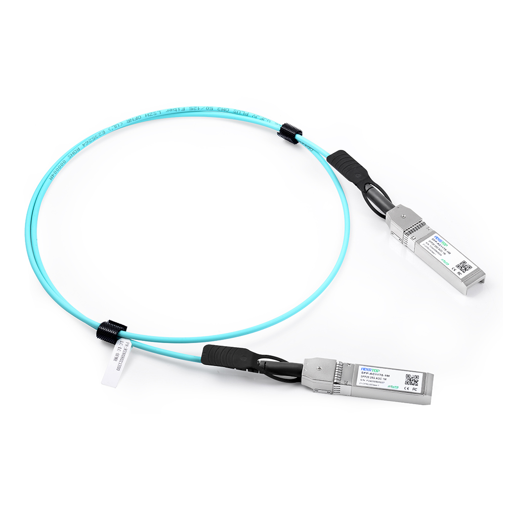 25Gbps SFP28 Multi Mode AOC 1M~100M